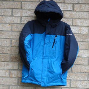 SIZE 10-12. COLUMBIA hooded puffer jacket.